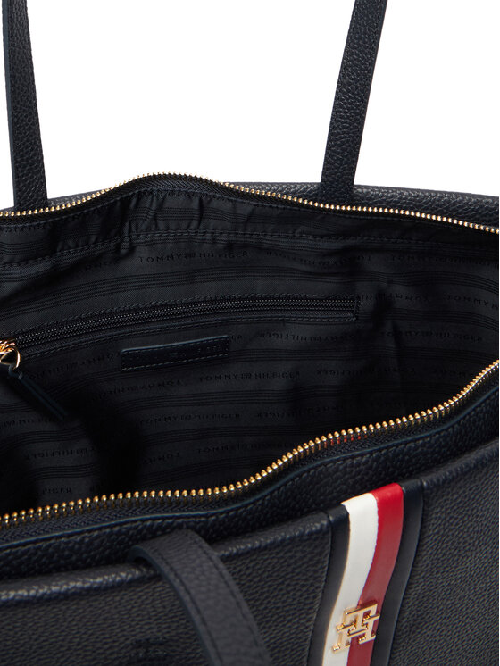 Tommy Hilfiger Bolso Tommy Hilfiger Th Corp Ess Tote AW0AW19334 Azul marino