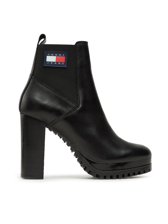 Stivaletti Tommy Jeans Tjw New Ess High Heel Boot EN0EN02439 Nero