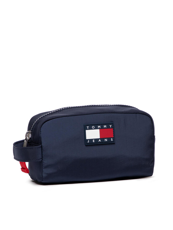 Tommy Jeans Pochette per cosmetici Tommy Jeans Tjm Heritage Washbag AM0AM07928 Blu scuro