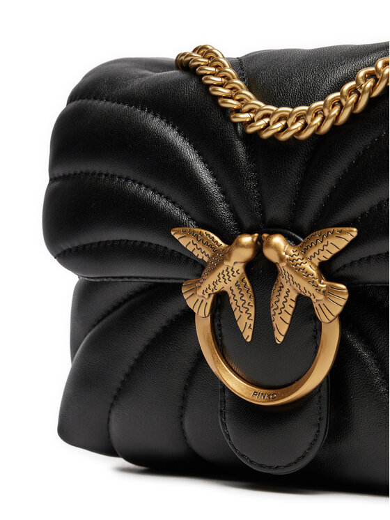 PINKO Bolso PINKO Love Puff Mini Cl AI 24-25 PLTT 100039 A1EX Negro