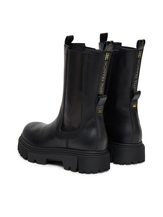 Elisabetta Franchi Ботильйони Elisabetta Franchi Chelsea Boot F4A5-E0416-1251 D Чорний