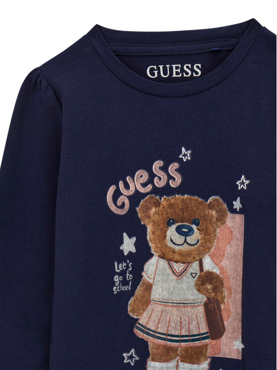 Guess Guess Блузка K6YI11 K3676 Cиній Regular Fit