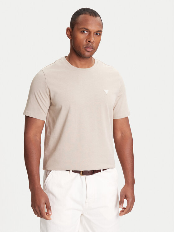 Guess Guess Camiseta M4YI0A KCCM1 Beis Regular Fit