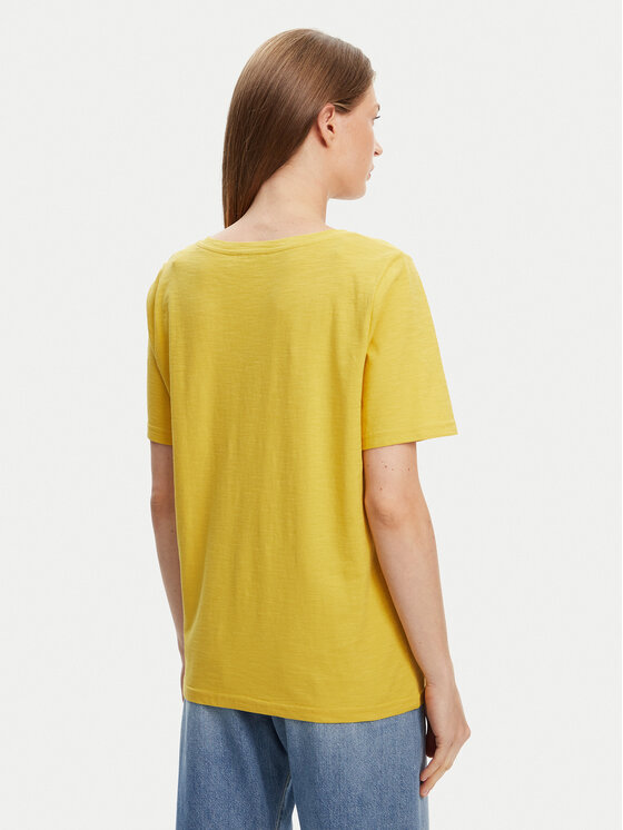 United Colors Of Benetton United Colors Of Benetton T-shirt 3BVXD400H Žuta Relaxed Fit