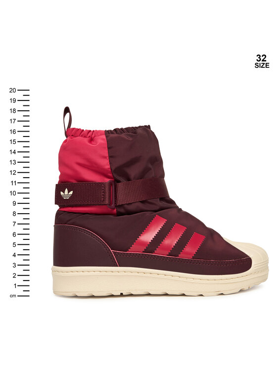 adidas Снігоходи adidas Superstar 360 Winterized Boot JR5804 Бордовий