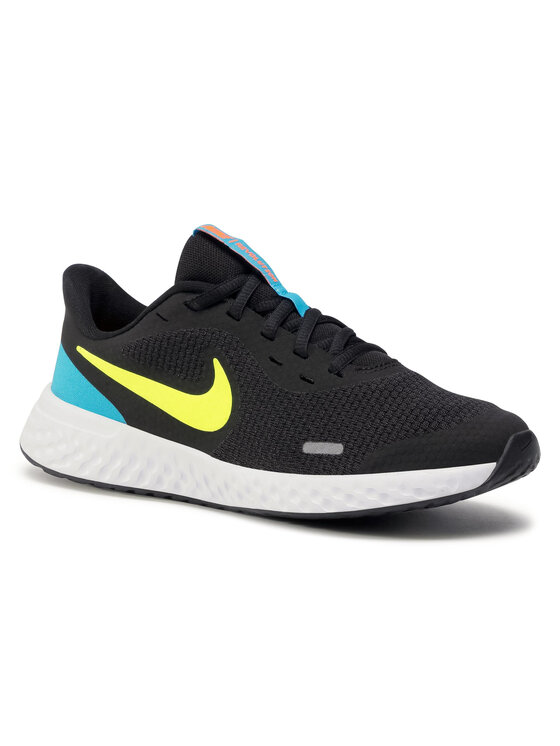 Nike Pantofi pentru alergare Nike Revolution 5 (Gs) BQ5671 076 Negru