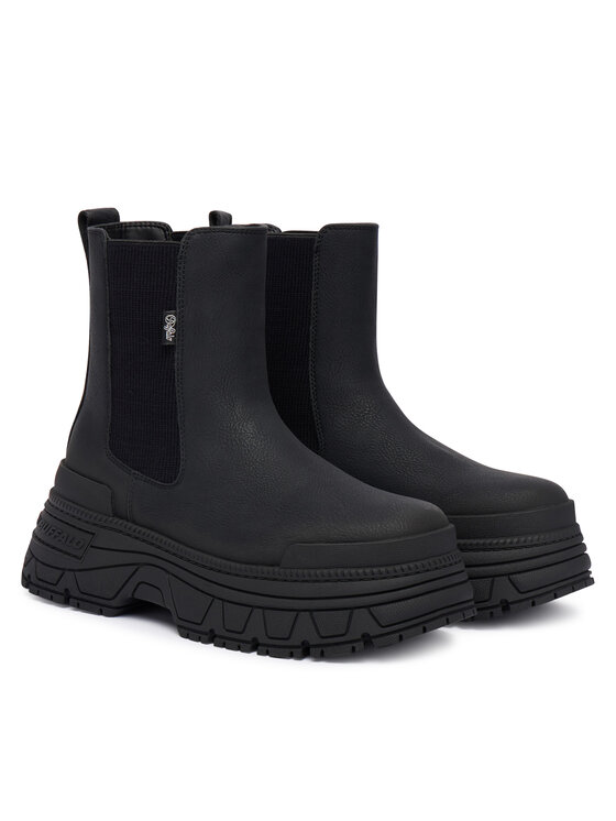 Buffalo Chelsea cipele Buffalo Fusion Chelsea 1270098 Crna