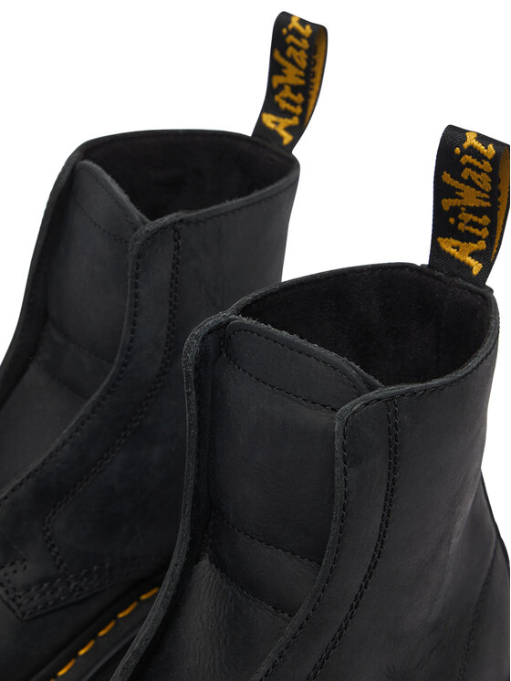 Dr. Martens Μποτάκια Dr. Martens Zebzag Laceless Black Wyoming DM42653001 Μαύρο