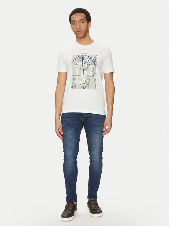 Liu Jo Liu Jo Футболка QA5189 J4924 Білий Regular Fit