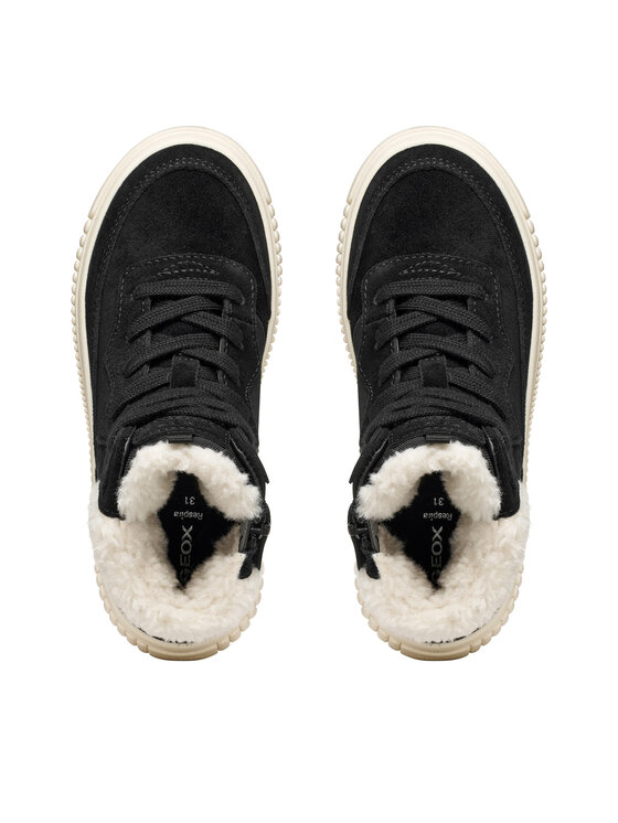 Geox Šnurovacia obuv Geox J Laquinny Wpf J56NFA 00022 C9999 S Čierna