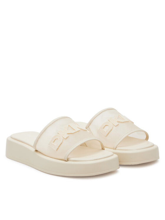 DKNY Şlapi DKNY K2500541 Écru