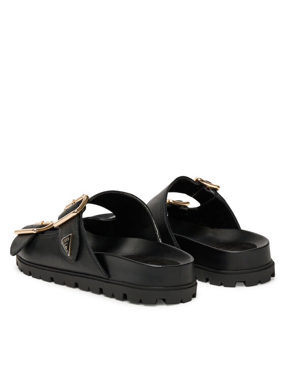 Guess Natikače Guess FLTFST LEA03 Crna