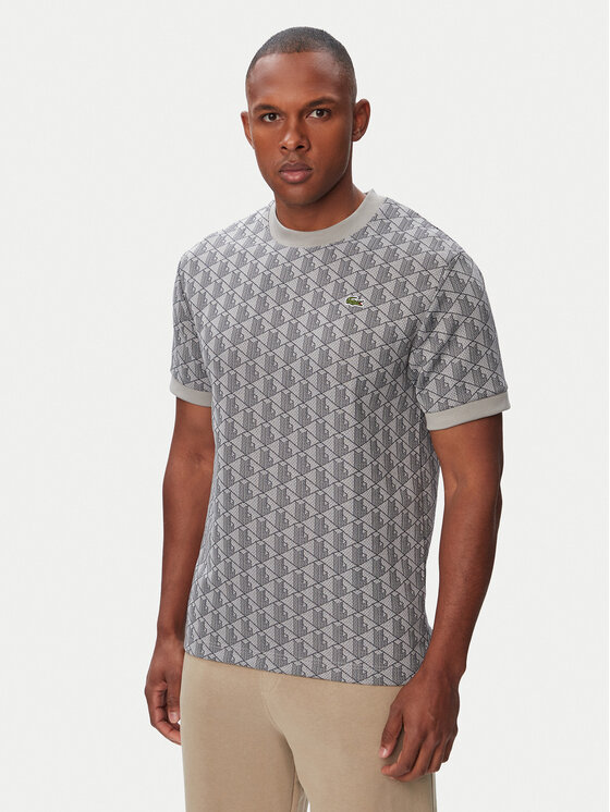 Lacoste Lacoste Camiseta TH1197 Gris Regular Fit