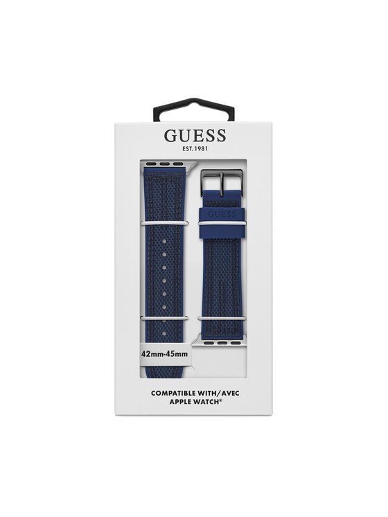 Guess Змінний ремінець для годиннаки Apple Watch Guess CS3003S3 Cиній