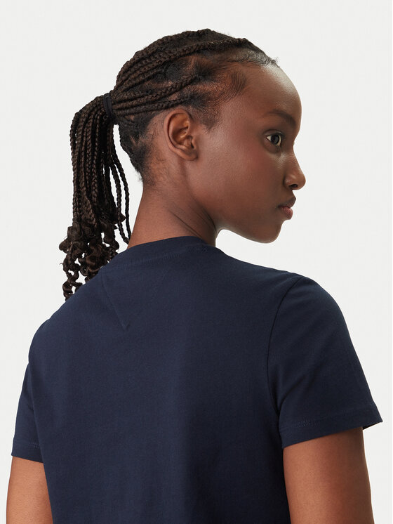 Tommy Jeans Tommy Jeans Camiseta Flag DW0DW22562 Azul marino Regular Fit