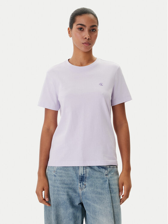 Calvin Klein Jeans Calvin Klein Jeans Camiseta Monogram LV047B224G Violeta Regular Fit