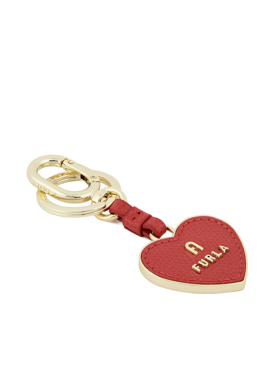 Furla Prívesok Furla Camelia Keyring Heart WR00434 AME000 CN RUB00 Červená