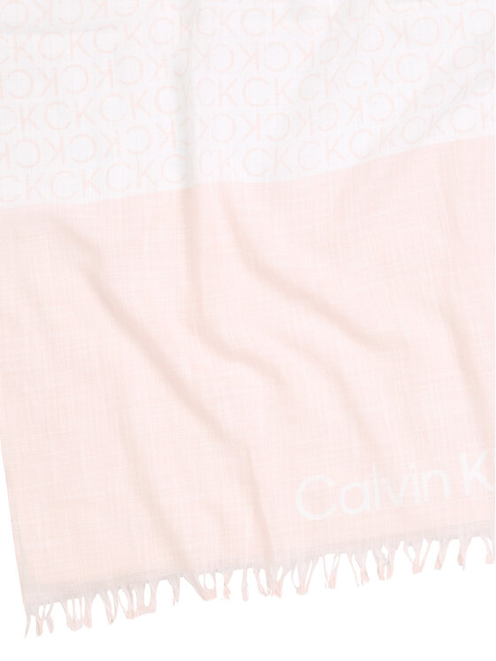 Calvin Klein Szal Calvin Klein Monogram K60K612979 Różowy