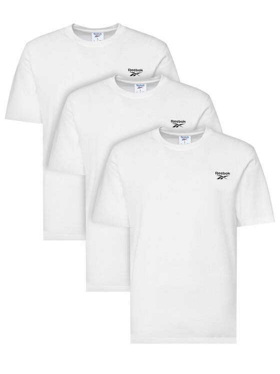 Reebok Reebok Комплект футболок Woodrow RK25189CCM Білий Regular Fit