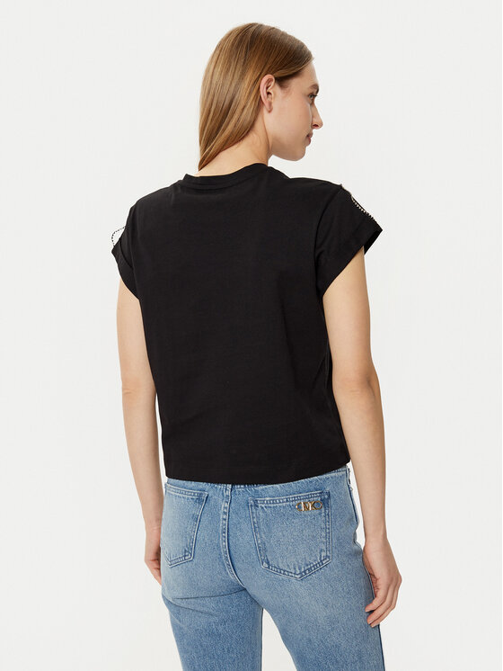Guess Guess Футболка W5RI06 I3Z14 Чорний Regular Fit