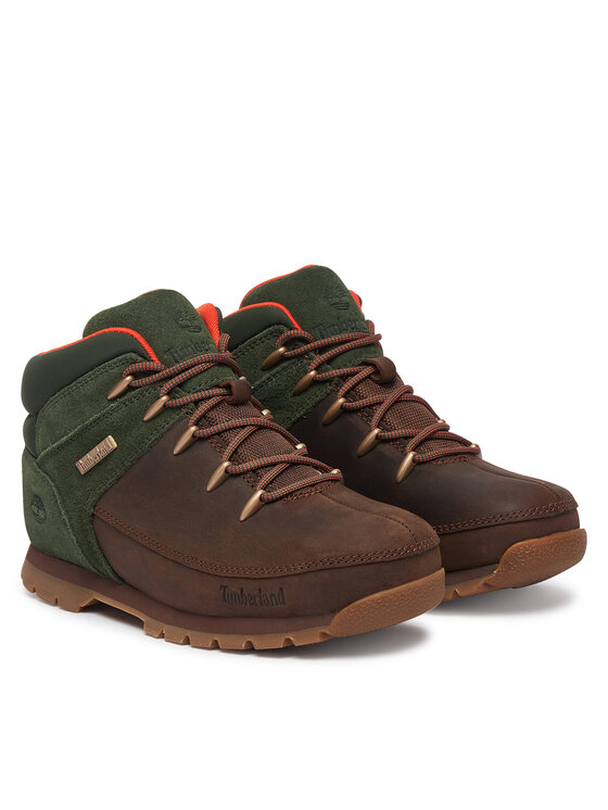 Timberland Scarponcini Timberland Euro Sprint Mid Lace Boot TB0A5QZKAFK1 Marrone