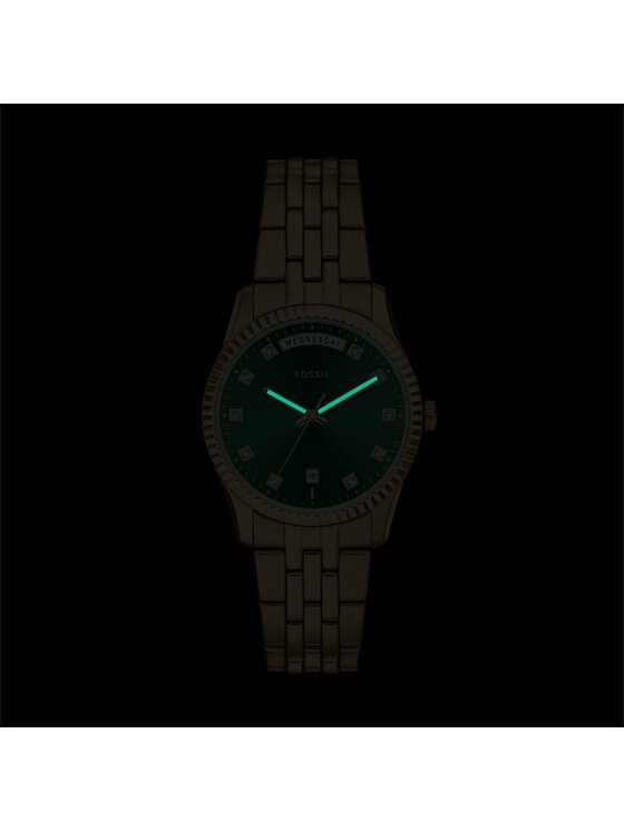 Fossil Годинник Fossil Scarlette ES5460 Золотий