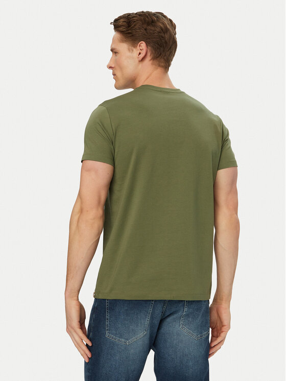BOSS BOSS Camiseta 50531401 Verde oscuro Regular Fit