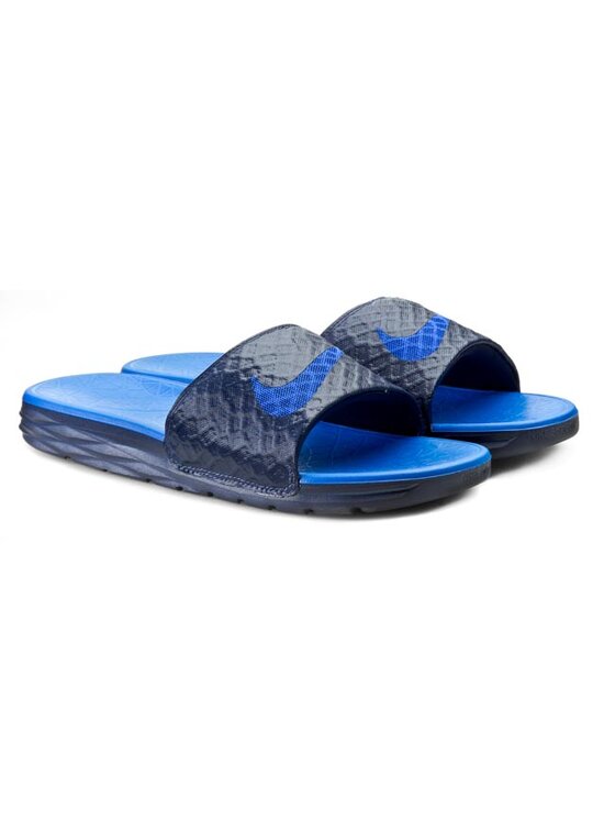 Nike Klapki Nike Benassi Solarsoft Slide 2 705474 440 Niebieski