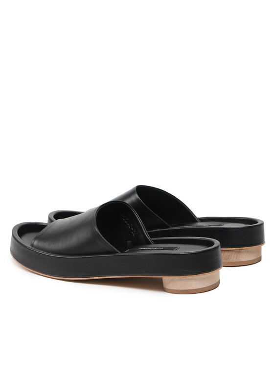 GINO ROSSI Klapki Gino Rossi 22SS17 Czarny