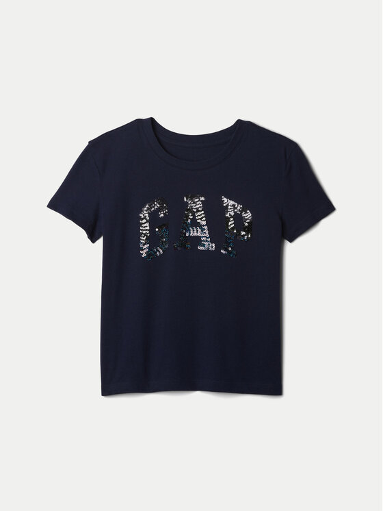 Gap Gap Футболка 628663 Cиній Regular Fit