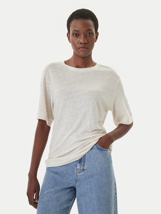 BOSS BOSS Póló C_Emma 50556387 Bézs Regular Fit