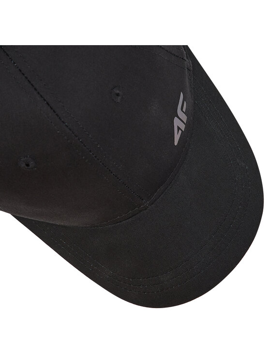 4F Czapka z daszkiem 4F H4L21-CAD005 Czarny