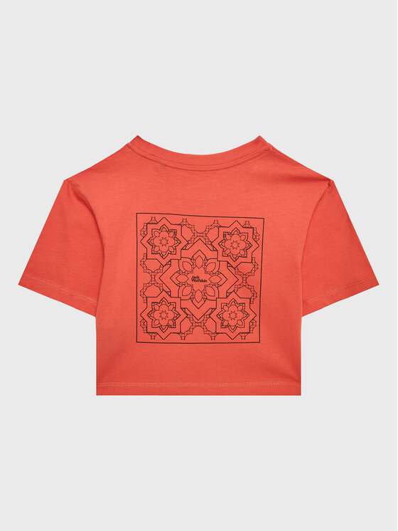Jack Wolfskin Jack Wolfskin T-shirt Teen Mosaic 1609841 Rosa Regular Fit