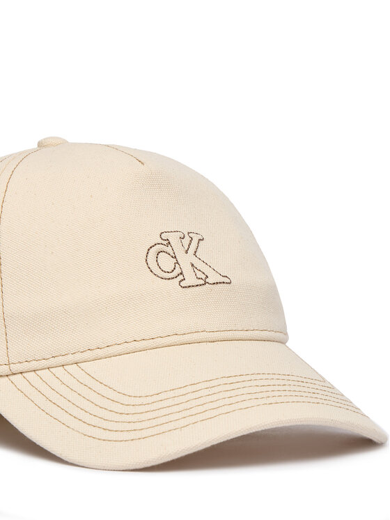 Calvin Klein Czapka z daszkiem Calvin Klein LV04F5061G Écru