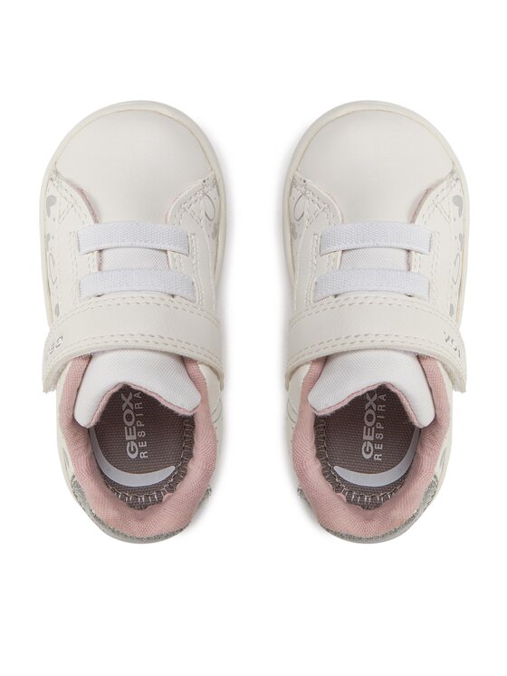 Geox Sneakersy Geox B Eclyper Girl B455MA 0BCKC C0007 Biały