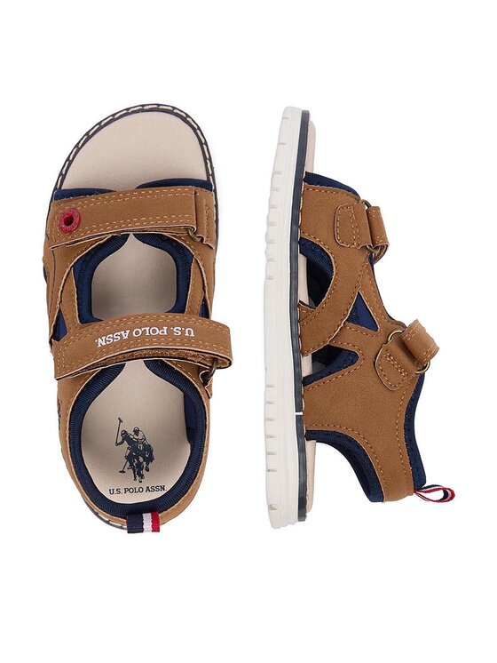 U.S. Polo Assn. Босоніжки U.S. Polo Assn. EO-GARDA002K/6Y1 Світло-коричневий