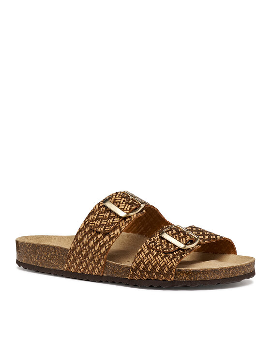 Geox Natikači Geox D Brionia D35LSL 00047 C6008 Rjava