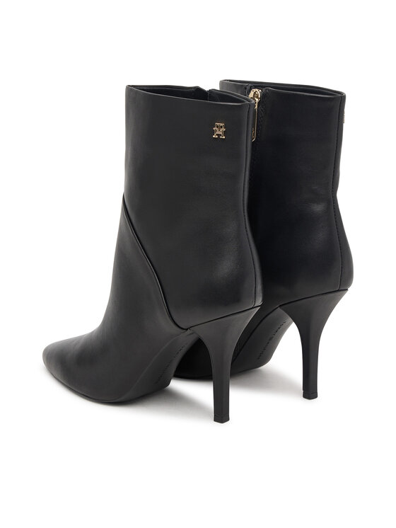 Tommy Hilfiger Боти Tommy Hilfiger High Heel Clean Ankle Boot FW0FW09624 Черен