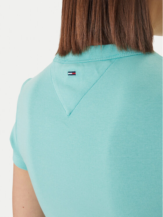 Tommy Jeans Tommy Jeans Camiseta DW0DW22302 Verde Slim Fit