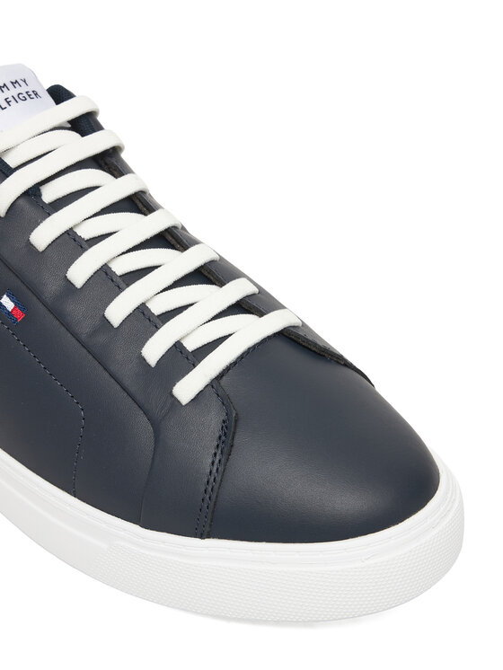 Tommy Hilfiger Sneakersy Tommy Hilfiger Icon Court Light Ess FM0FM05678 Tmavomodrá