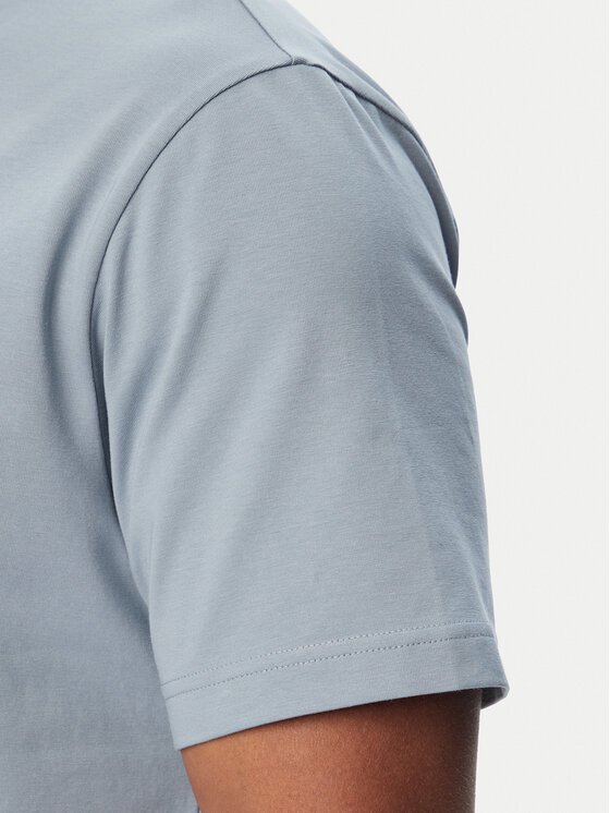 BOSS BOSS Camiseta Tee Collar 50562120 Azul claro Relaxed Fit