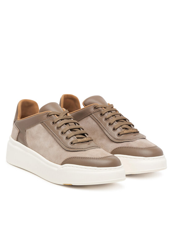 Max Mara Sneakersy Max Mara Isuede 2624766031 Svetlosivá