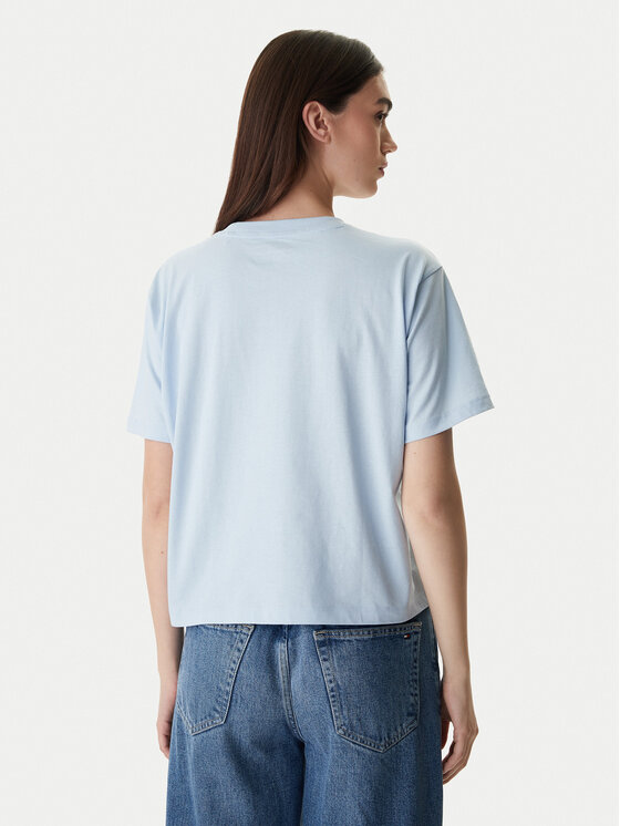 Guess Jeans Guess Jeans Camiseta W4YI73 K8HM0 Celeste Regular Fit