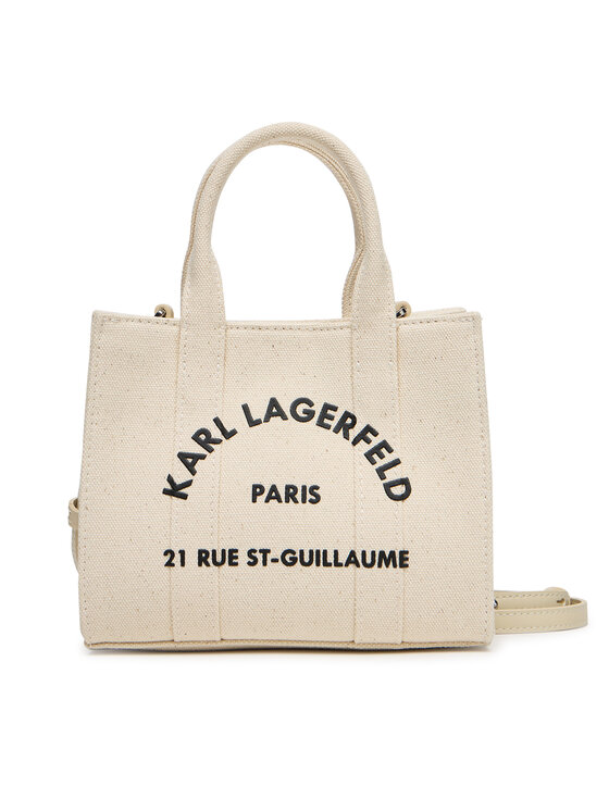KARL LAGERFELD Torbica KARL LAGERFELD A3W50118 Écru