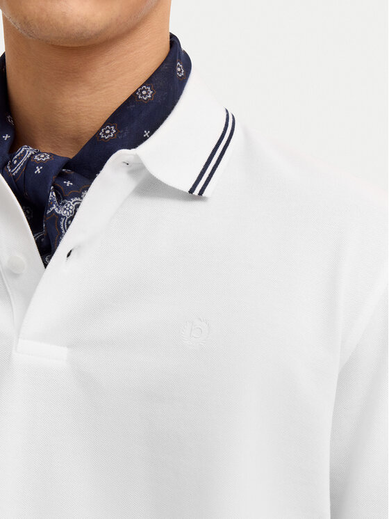 Bugatti Bugatti Polo 8150-15001E Blanco Regular Fit