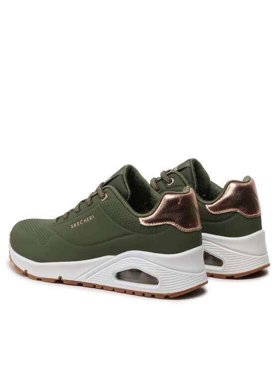 Skechers Снікерcи Skechers Uno Shimmer Away 155196/OLV Хакі
