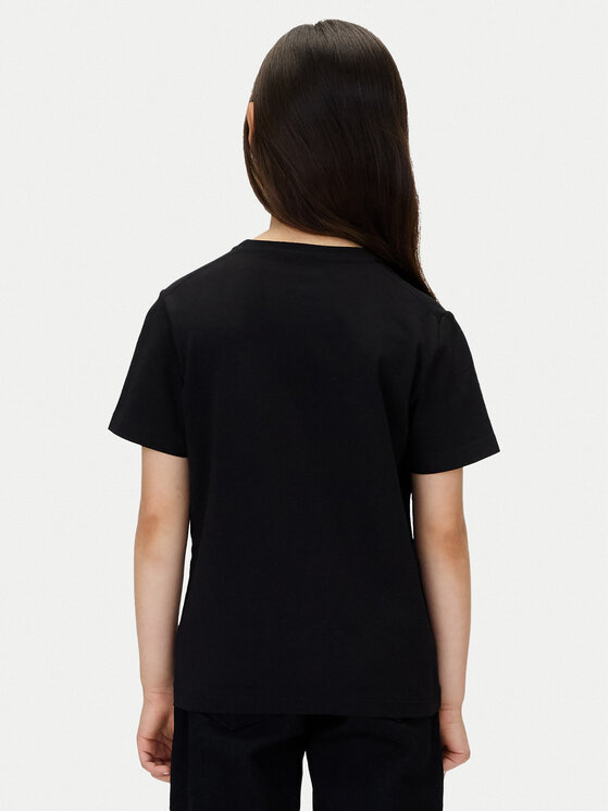 Calvin Klein Jeans Calvin Klein Jeans Camiseta Chest Monologo IU0IU00719 Negro Regular Fit