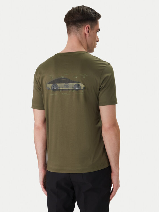 BOSS BOSS Camiseta PS Spirit70 Car 50561856 Verde Regular Fit