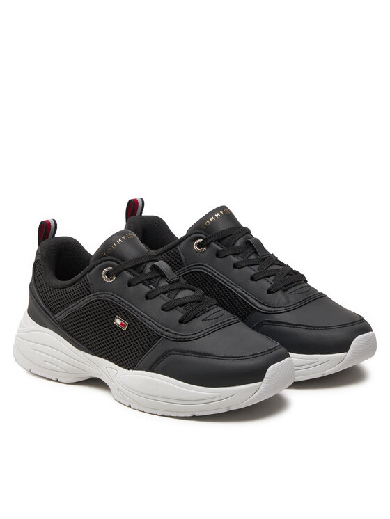 Tommy Hilfiger Sportcipők Tommy Hilfiger Chunky Runner FW0FW07818 Fekete