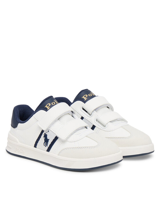 Polo Ralph Lauren Sneakersy Polo Ralph Lauren Heritage Court III T-Toe Ez RL03359102 Biela